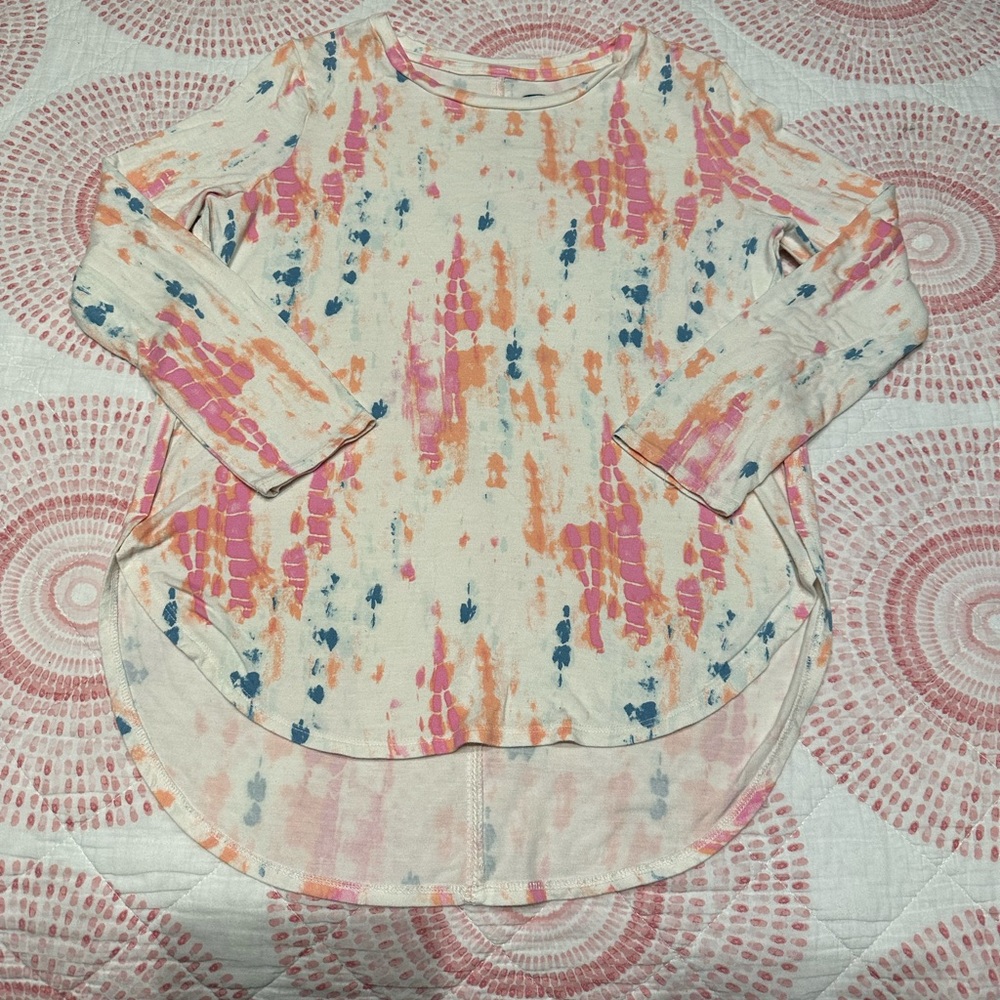 Girls Old Navy long sleeve luxe top size l 10/12